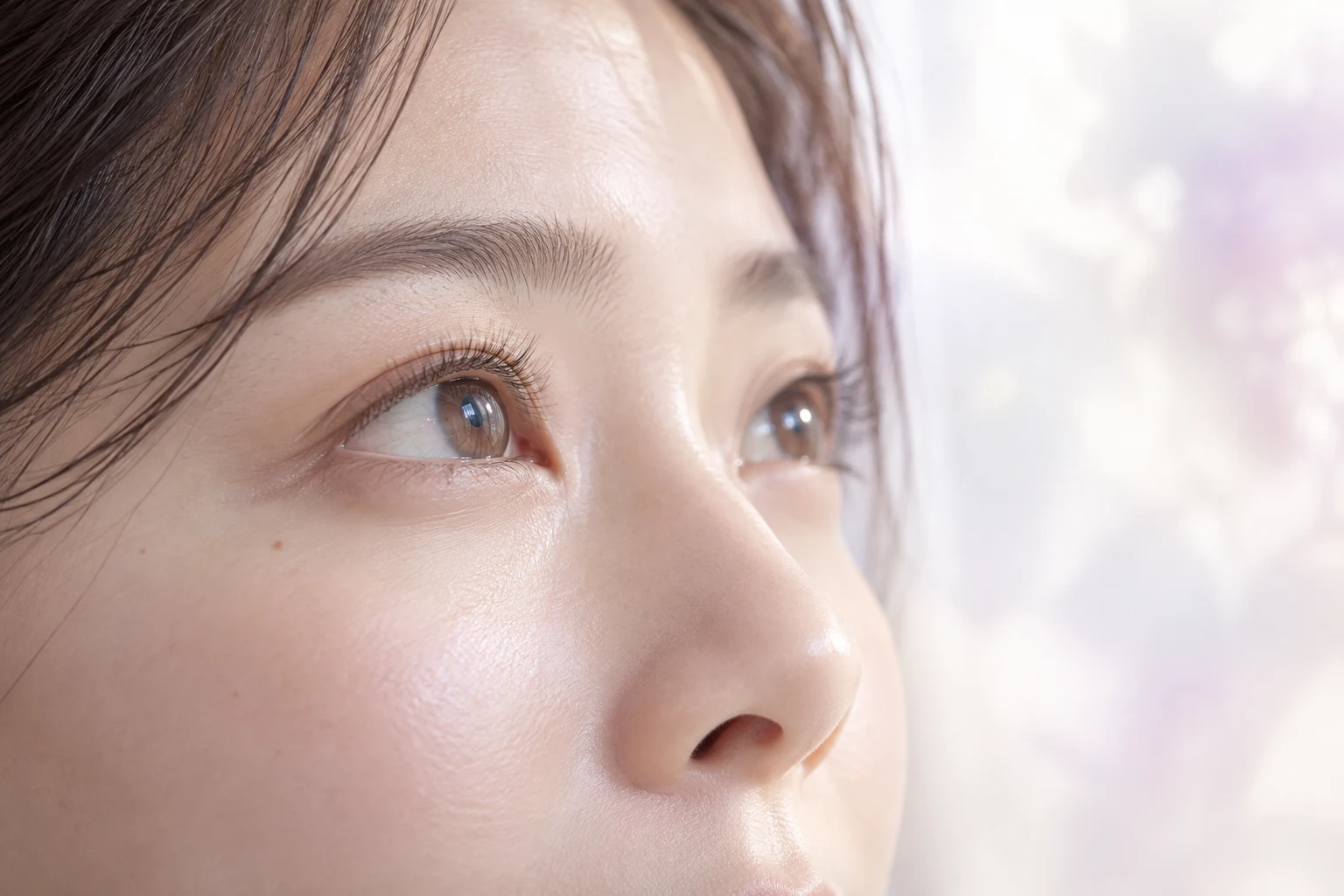 まつげのある目元のイメージ